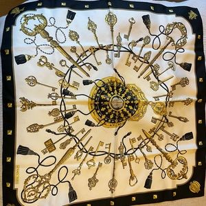 Hermes silk scarf